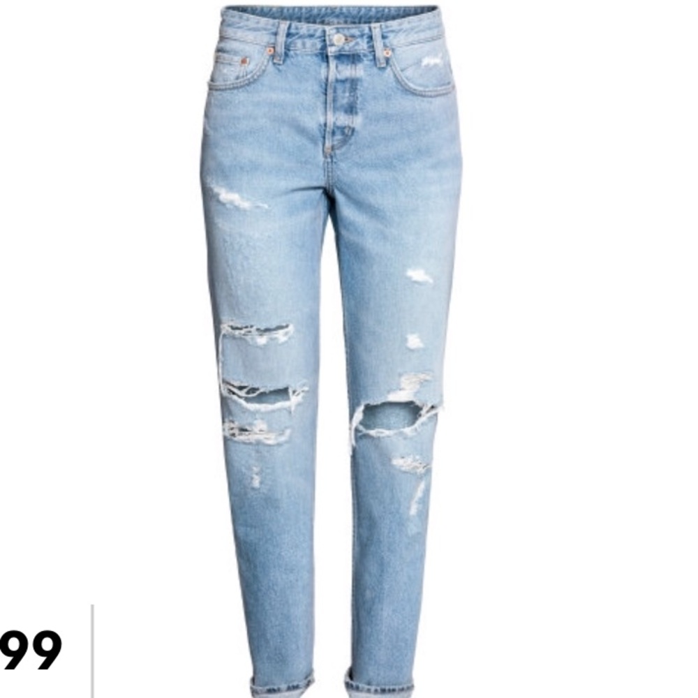 H&M Low Waist Boyfriend Jean